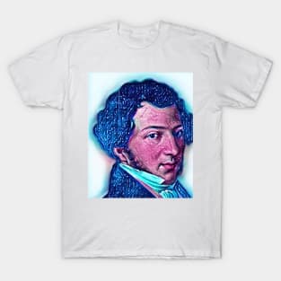 Gioachino Rossini Snowy Portrait | Gioachino Rossini Artwork 13 T-Shirt